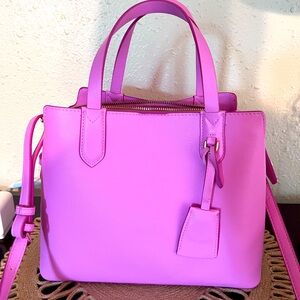 Bubblegum Pink Purse with Gold Hardware